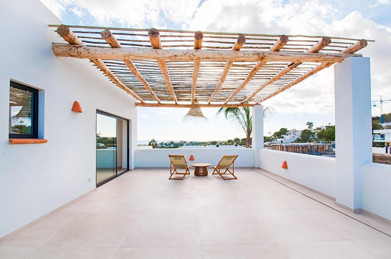 Chalet ibicenco a la venta en Moraira