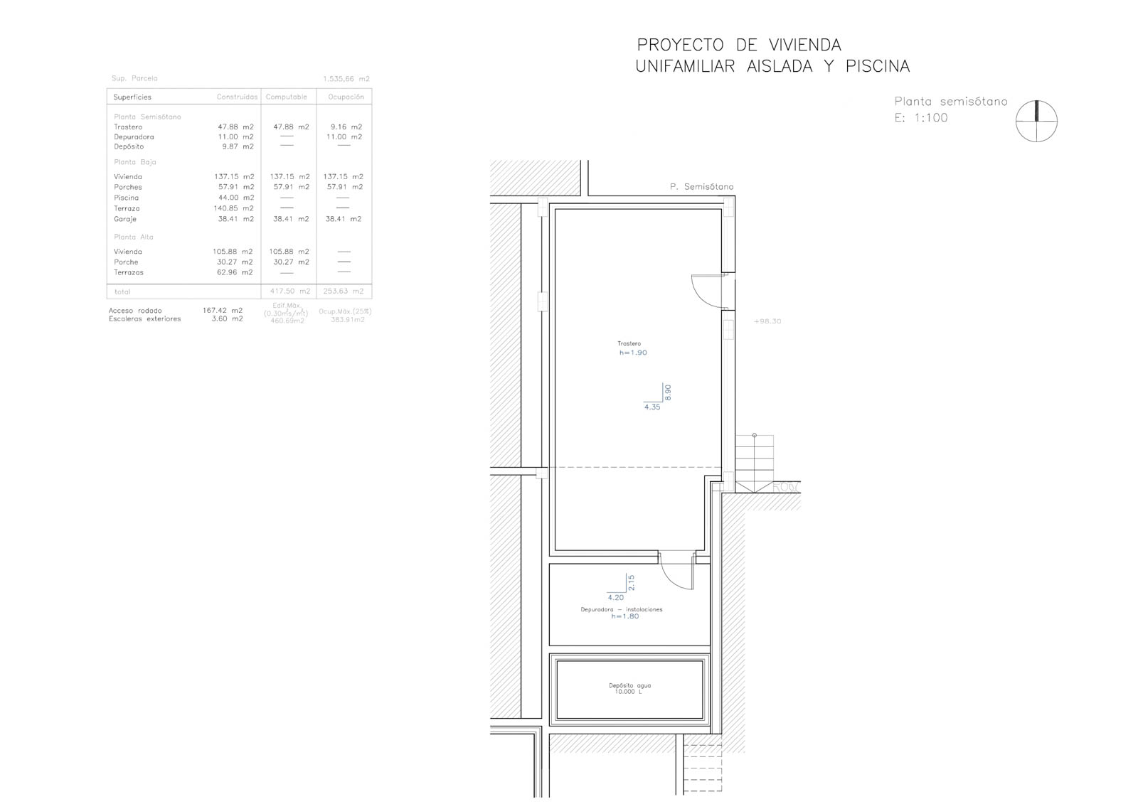 Proyecto a poca distancia de la playa