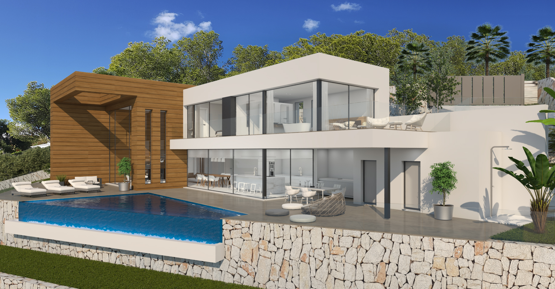 Luxury project for sale in Moraira