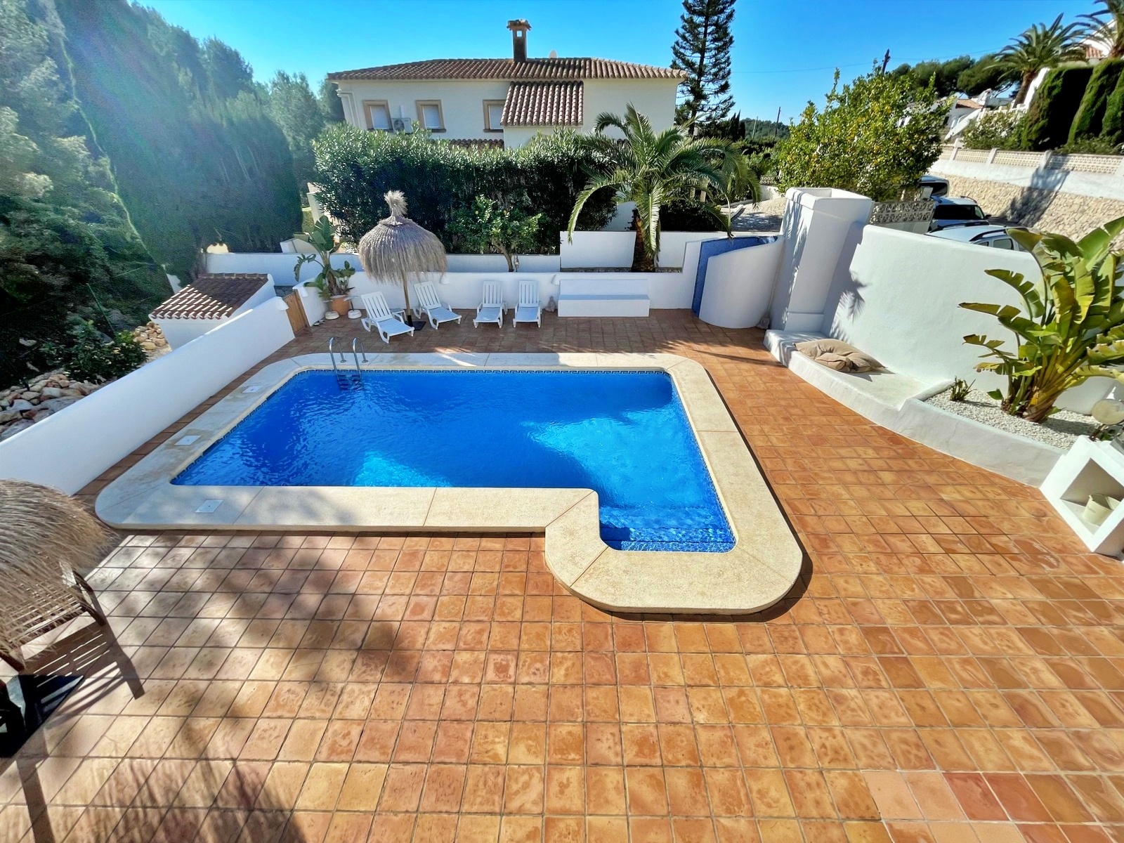 Ibizan style villa in Moraira